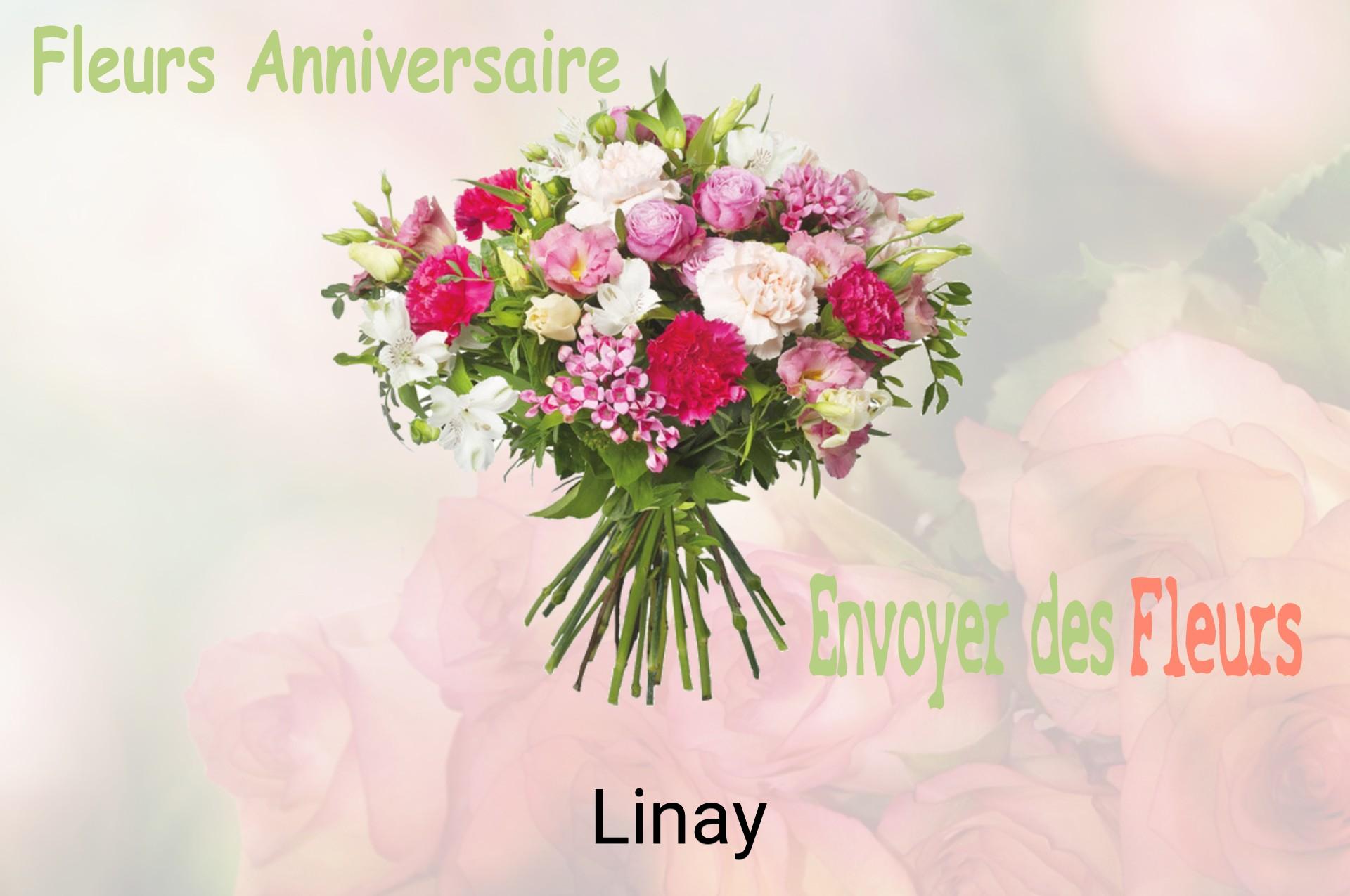 Bouquet de fleurs d’anniversaire livré à Linay